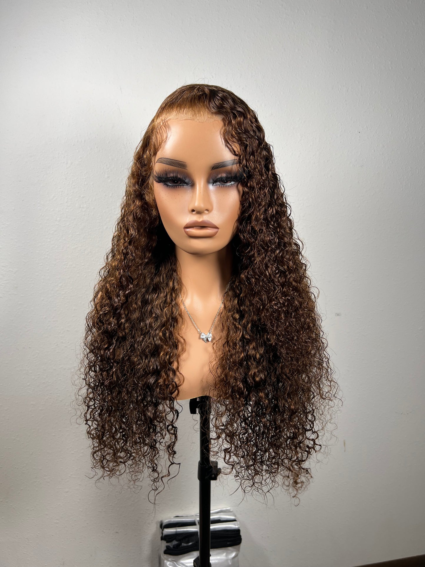 Chocolate Brown Deep Wave Wig