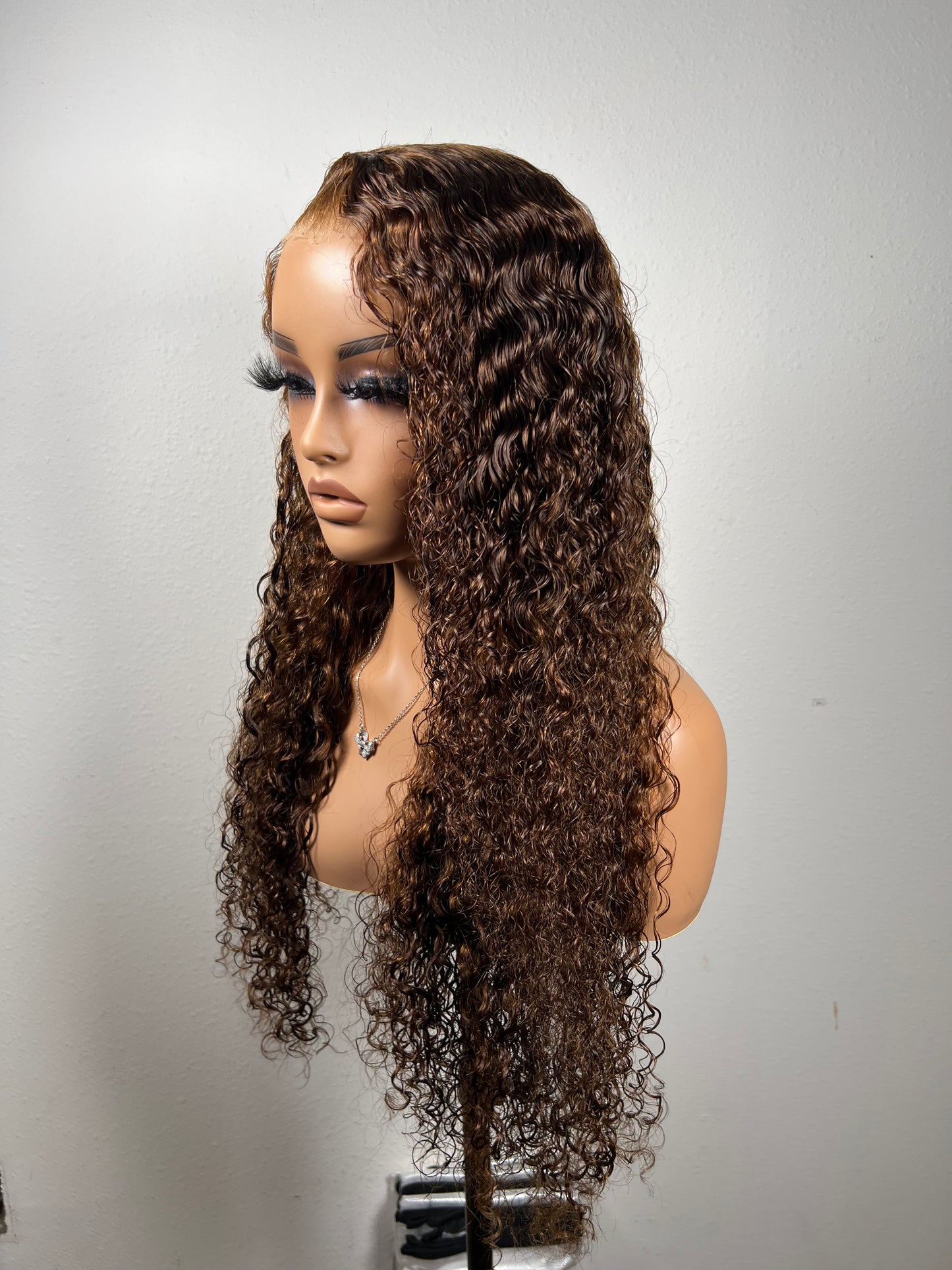 Chocolate Brown Deep Wave Wig